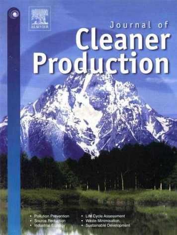 Vergrösserte Ansicht: Journal of Cleaner Production Cover