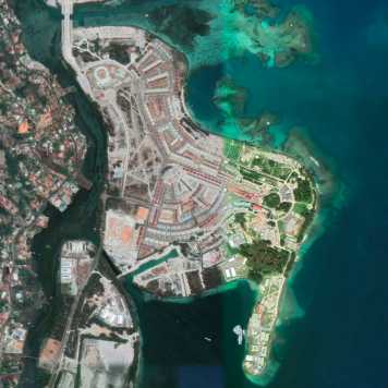 Vergrösserte Ansicht: Luftbild von Perseverance Island