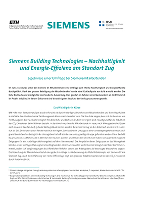 Vergrösserte Ansicht: Titelseite Siemensbericht Jaquemet