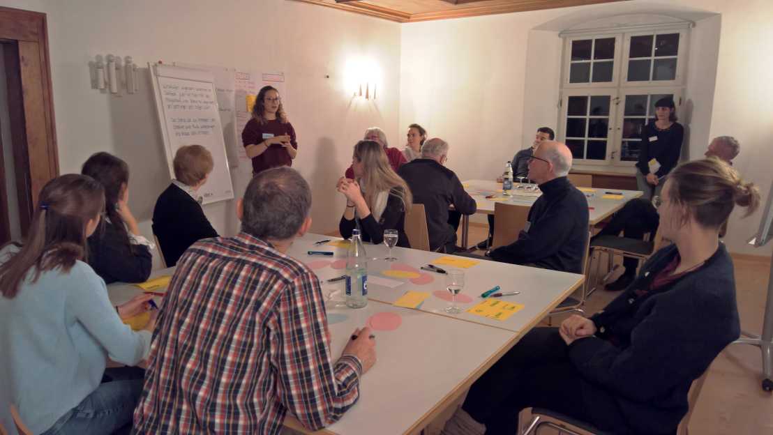 Enlarged view: stakeholder workshop at Probstei Wislikofen